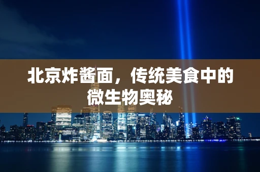 北京炸酱面，传统美食中的微生物奥秘