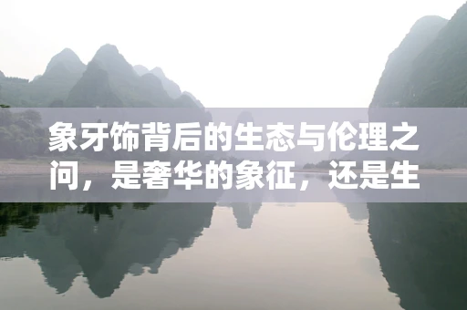象牙饰背后的生态与伦理之问，是奢华的象征，还是生物多样性的威胁？