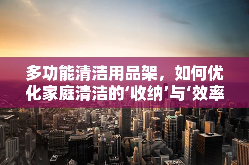多功能清洁用品架，如何优化家庭清洁的‘收纳’与‘效率’？