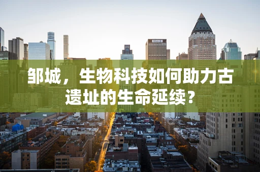 邹城，生物科技如何助力古遗址的生命延续？