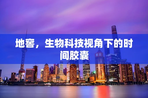 地窖，生物科技视角下的时间胶囊