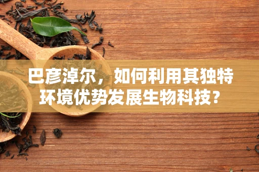 巴彦淖尔，如何利用其独特环境优势发展生物科技？