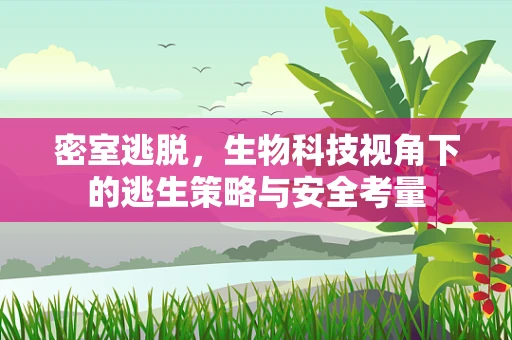 密室逃脱，生物科技视角下的逃生策略与安全考量