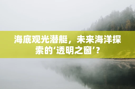 海底观光潜艇，未来海洋探索的‘透明之窗’？