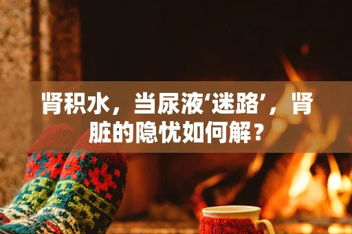 肾积水，当尿液‘迷路’，肾脏的隐忧如何解？