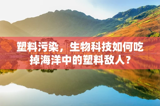 塑料污染，生物科技如何吃掉海洋中的塑料敌人？
