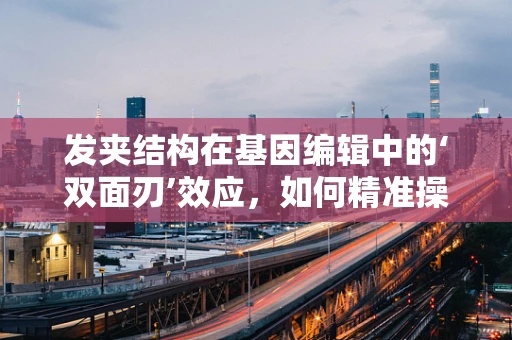 发夹结构在基因编辑中的‘双面刃’效应，如何精准操控？