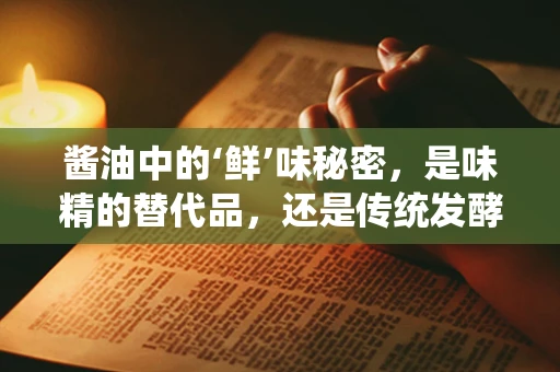 酱油中的‘鲜’味秘密，是味精的替代品，还是传统发酵的功劳？