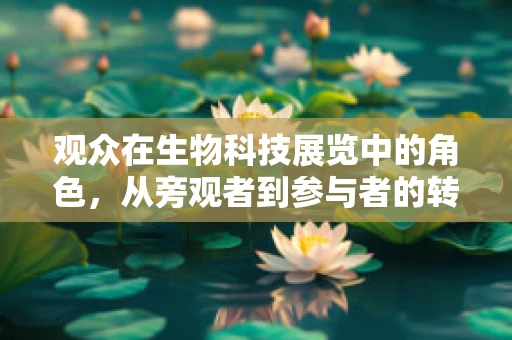 观众在生物科技展览中的角色，从旁观者到参与者的转变