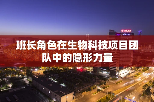 班长角色在生物科技项目团队中的隐形力量