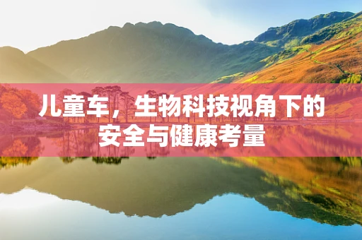 儿童车，生物科技视角下的安全与健康考量