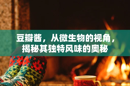 豆瓣酱，从微生物的视角，揭秘其独特风味的奥秘