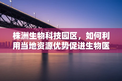 株洲生物科技园区，如何利用当地资源优势促进生物医药创新？