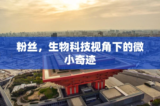 粉丝，生物科技视角下的微小奇迹
