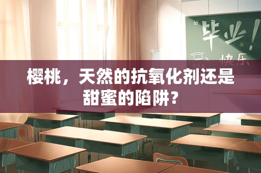 樱桃，天然的抗氧化剂还是甜蜜的陷阱？
