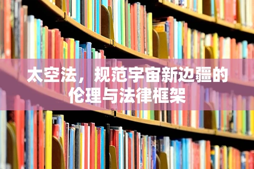 太空法，规范宇宙新边疆的伦理与法律框架