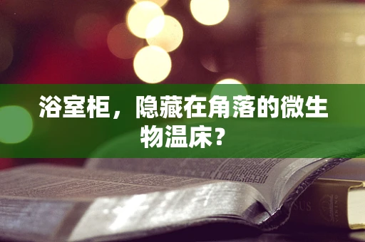 浴室柜，隐藏在角落的微生物温床？