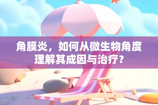 角膜炎，如何从微生物角度理解其成因与治疗？