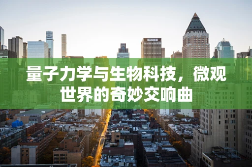 量子力学与生物科技，微观世界的奇妙交响曲