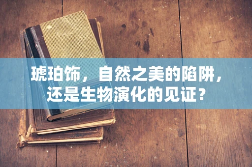 琥珀饰，自然之美的陷阱，还是生物演化的见证？