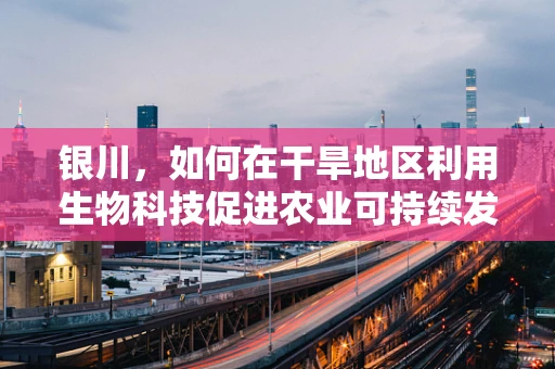 银川，如何在干旱地区利用生物科技促进农业可持续发展？