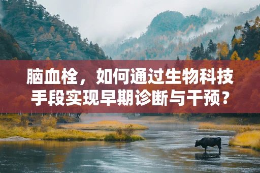 脑血栓，如何通过生物科技手段实现早期诊断与干预？