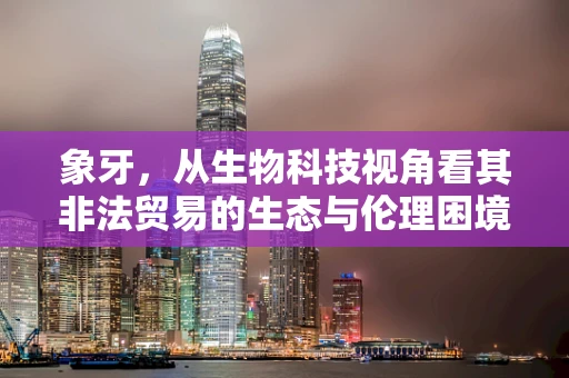 象牙，从生物科技视角看其非法贸易的生态与伦理困境