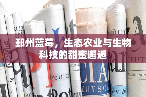 邳州蓝莓，生态农业与生物科技的甜蜜邂逅