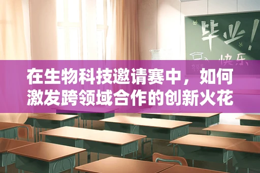 在生物科技邀请赛中，如何激发跨领域合作的创新火花？