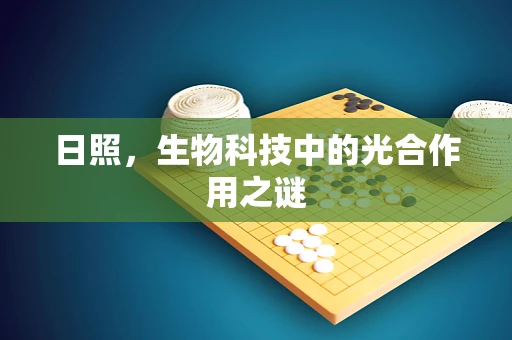 日照，生物科技中的光合作用之谜