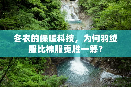 冬衣的保暖科技，为何羽绒服比棉服更胜一筹？