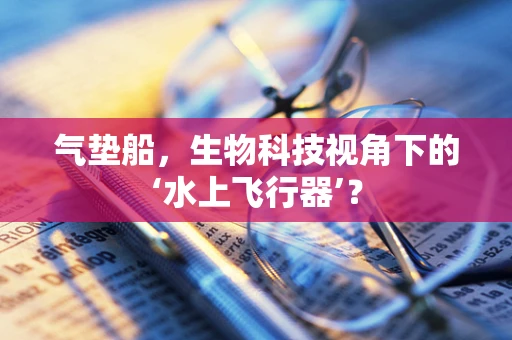 气垫船，生物科技视角下的‘水上飞行器’？
