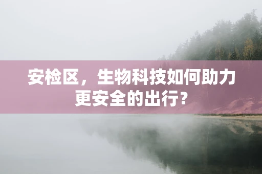 安检区，生物科技如何助力更安全的出行？
