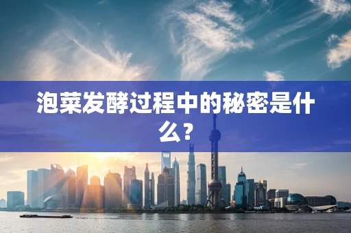 泡菜发酵过程中的秘密是什么？
