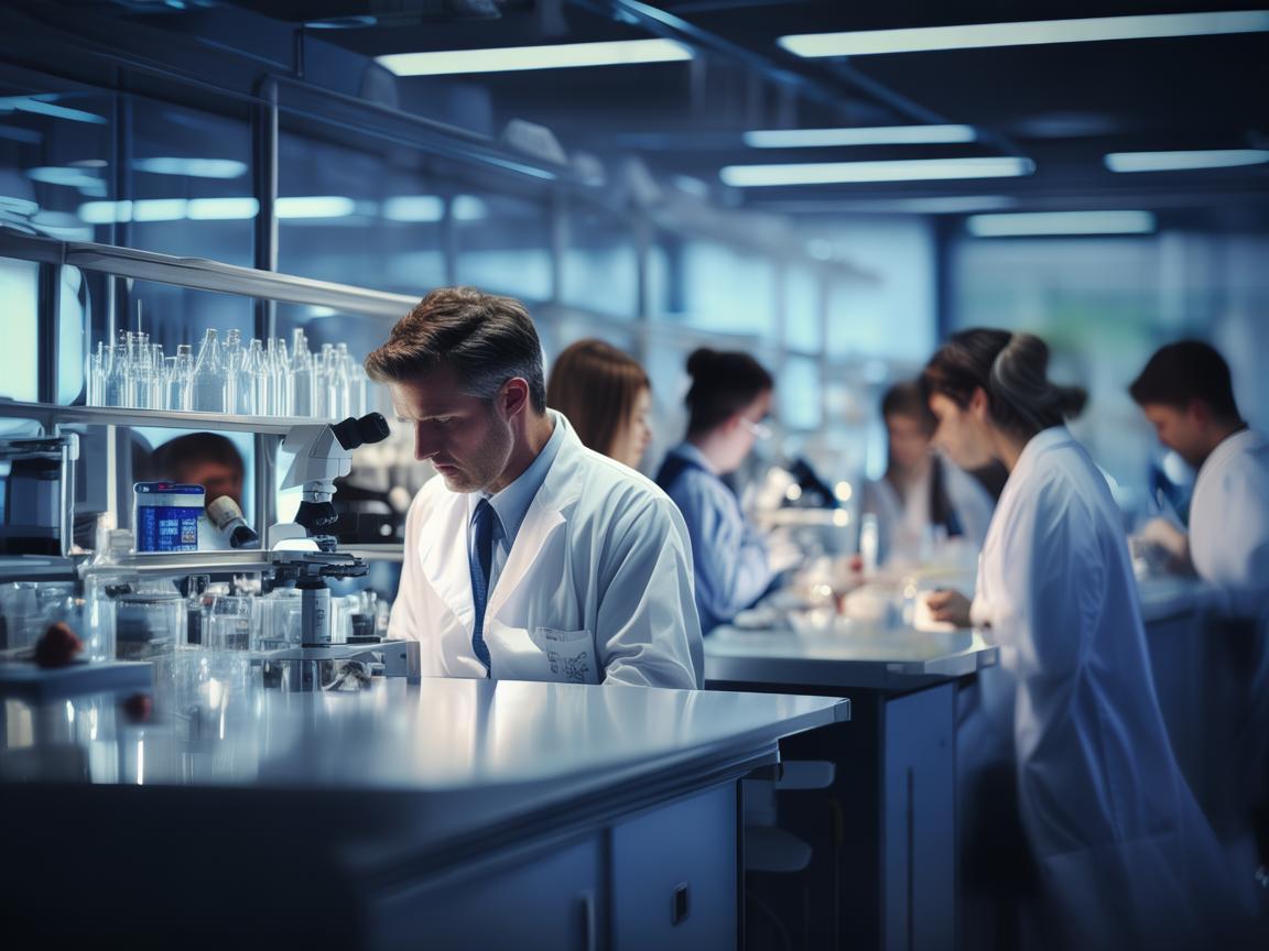 正装在生物科技实验室中的非正式角色