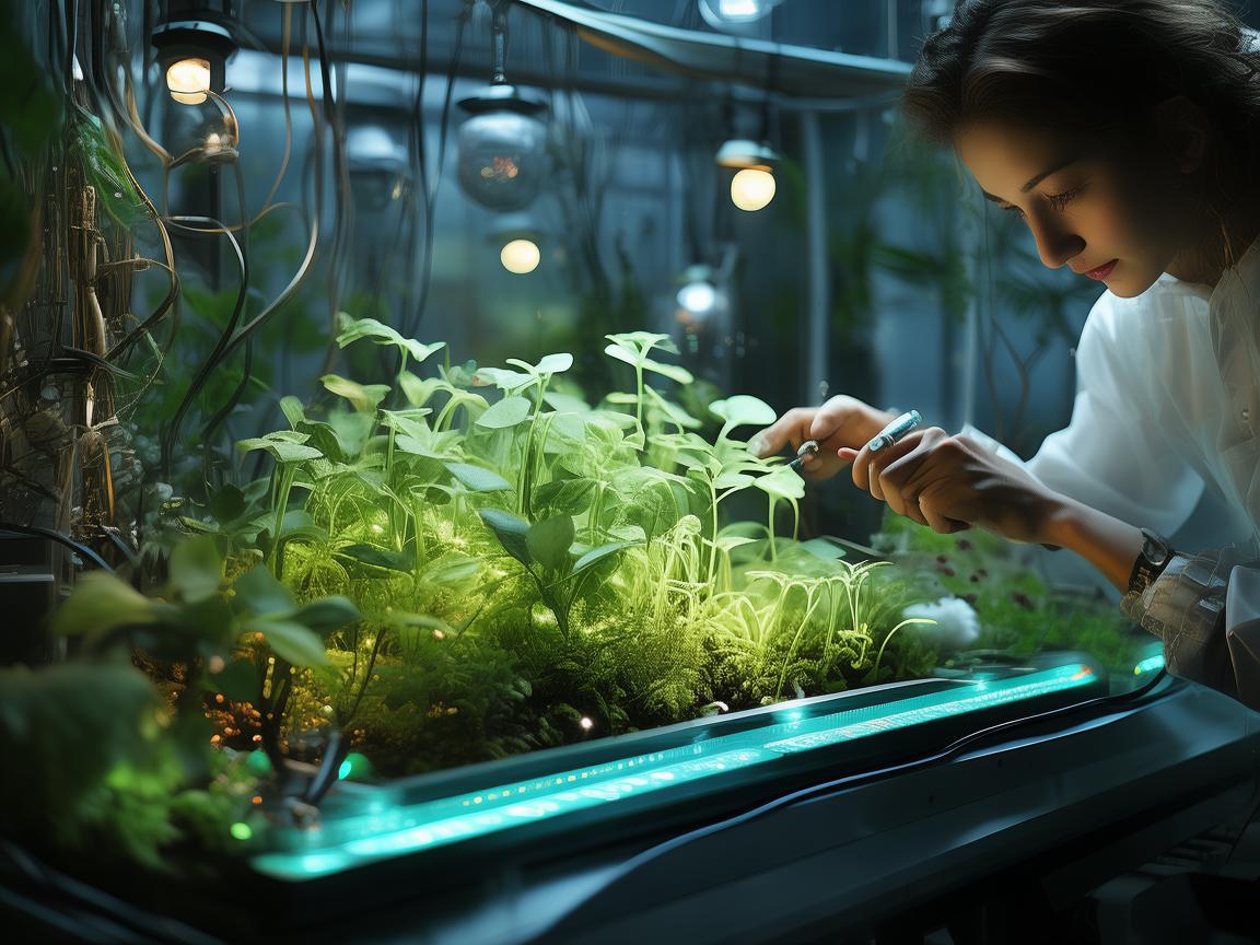 如何将花艺师与生物科技结合，创造未来绿色生活？